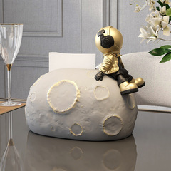Tissue paper coffee table table decorations astronaut tissue box ornaments high-end living room bedroom household tissue paper box
