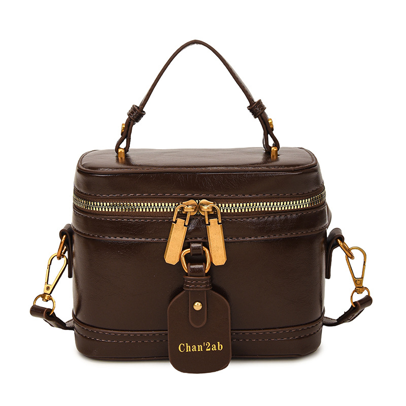 Retro Trendy Luxury 2026 New Arrival Small Square Handbag Fashion Casual Shoulder Bag Niche Crossbody Box Bag - Thumbnail 6