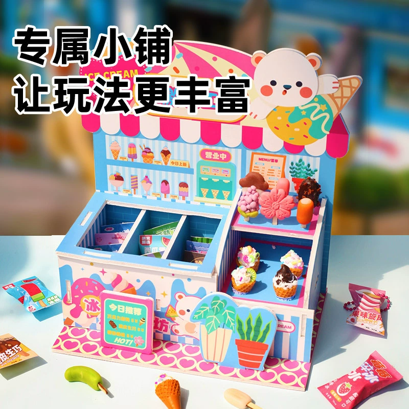 Набор материалов для десертов для игрушек Mr. Toys Small dessert materials set for ice cream, food play, family toy, handmade, ice cream