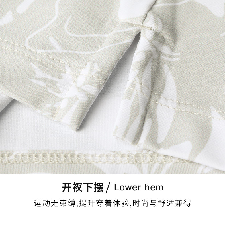 Áo polo nam PGM tay ngắn in họa tiết kỹ thuật số nhanh khô — Kaki hoa tay ngắn [in kỹ thuật số/hút ẩm nhanh khô/đàn hồi cao bốn mặt/nút ve áo] YF806 chi tiết 15