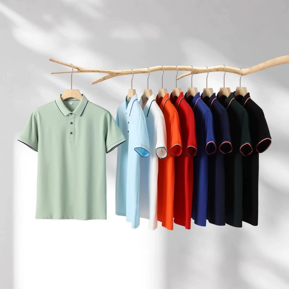 190 г махровая футболка с короткими рукавами и лацканами, рубашка-поло, рабочая одежда для общественного питания, групповая рабочая одежда 99213