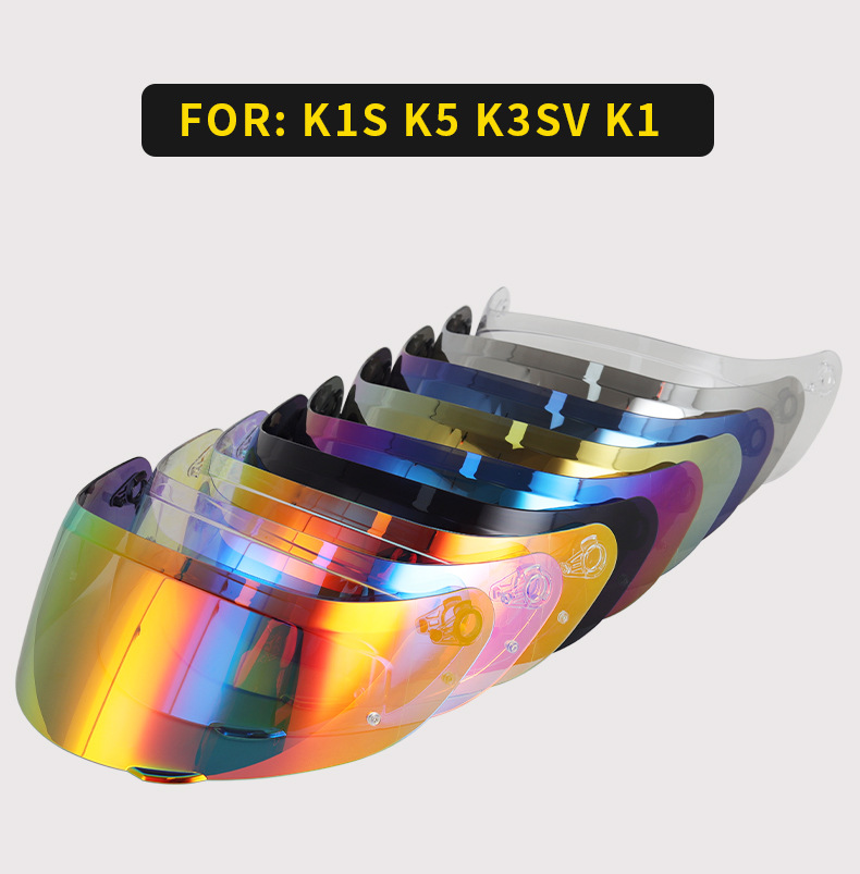 New K1S Motorcycle Helmet Lens Suitable for K1 K3Sv K5 K5S Model Helmet Hd Safety Accessories