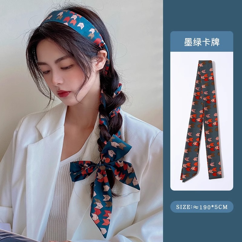 Dulce cabello roto, cinta, cuerda para el cabello, pañuelo de seda para el cabello atado de hadas francesas, lazo de alta calidad, cabello trenzado, una pieza, cuerda para el cabello, accesorios para el cabello