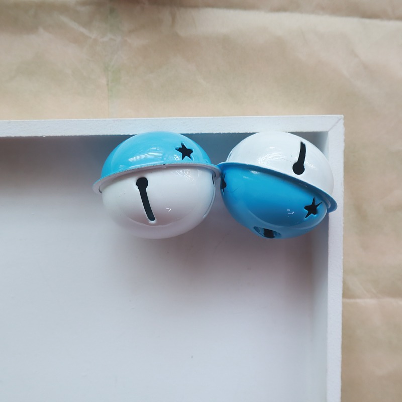 Blue and white