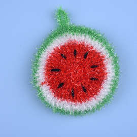 厨房用品水果款小西瓜去污百洁布多功能强力去污清洁洗碗海绵抹布