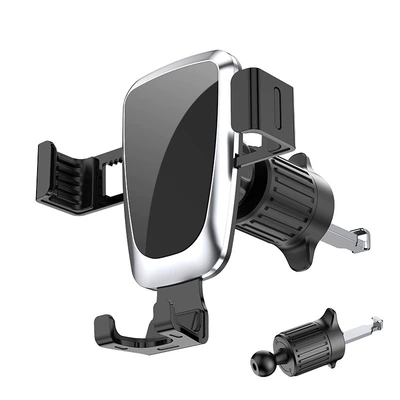 Navigation Support Stand Manufacturer, Car phone holder - yc08-mirror-gravity-bracket-hook-silver-black