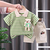 Summer set, children's summer clothing, western style, with short sleeve, wholesale