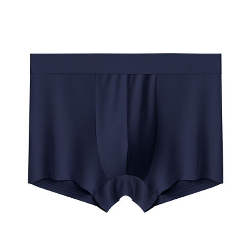 New2024 sous-vêtements haut de gamme soie glacée mince coin plat graphène antibactérien séchage rapide Quadrangle pantalon hommes Shorts_voghion.com