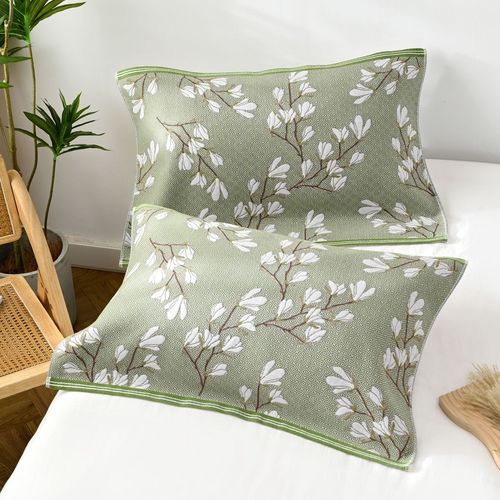 Pure cotton pillow cover, thickened cotton gauze pillow cover, one pack, adult large four-season single pillow cover