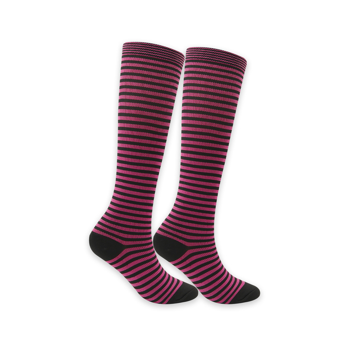 검정색과 분홍색 줄무늬