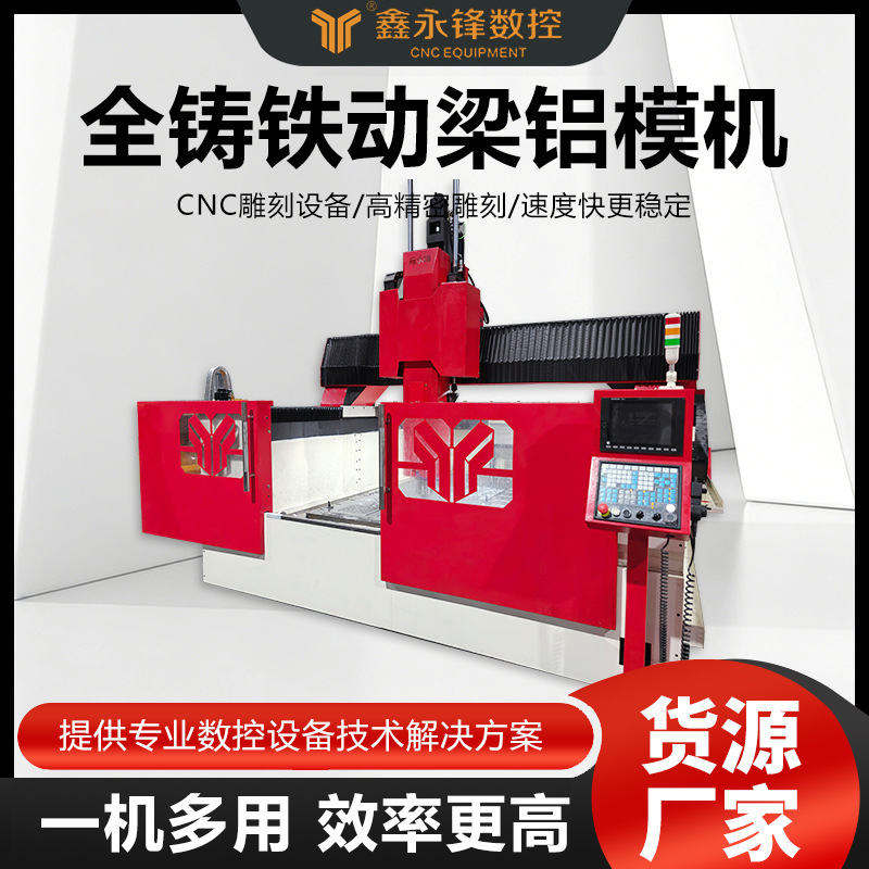 Customized Cnc Yf-2520 All-Cast Iron Movable Beam Aluminum Mold Machine for Processing and Engraving Metal Copper and Aluminum Plate Crafts and Accessories Customized Cnc Yf-2520 All-Cast Iron Movable Beam Aluminum Mold Machine for Processing and Engraving Metal Copper and Aluminum Plate Crafts and Accessories