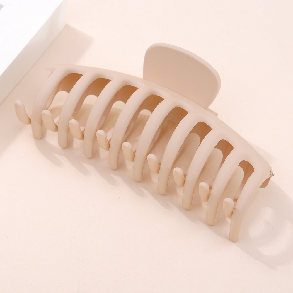 Verano nuevo Gran Tiburón clip de leche marrón simple todo partido diario pelo clip updo lavado de cara simple temperamento horquilla