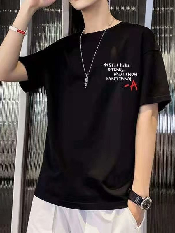 Camiseta suelta de verano de manga corta para hombres tops de hombre gordo