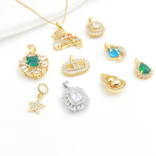 �18K14K���ɫ��ʯ�����������J������ë��朒��diy���