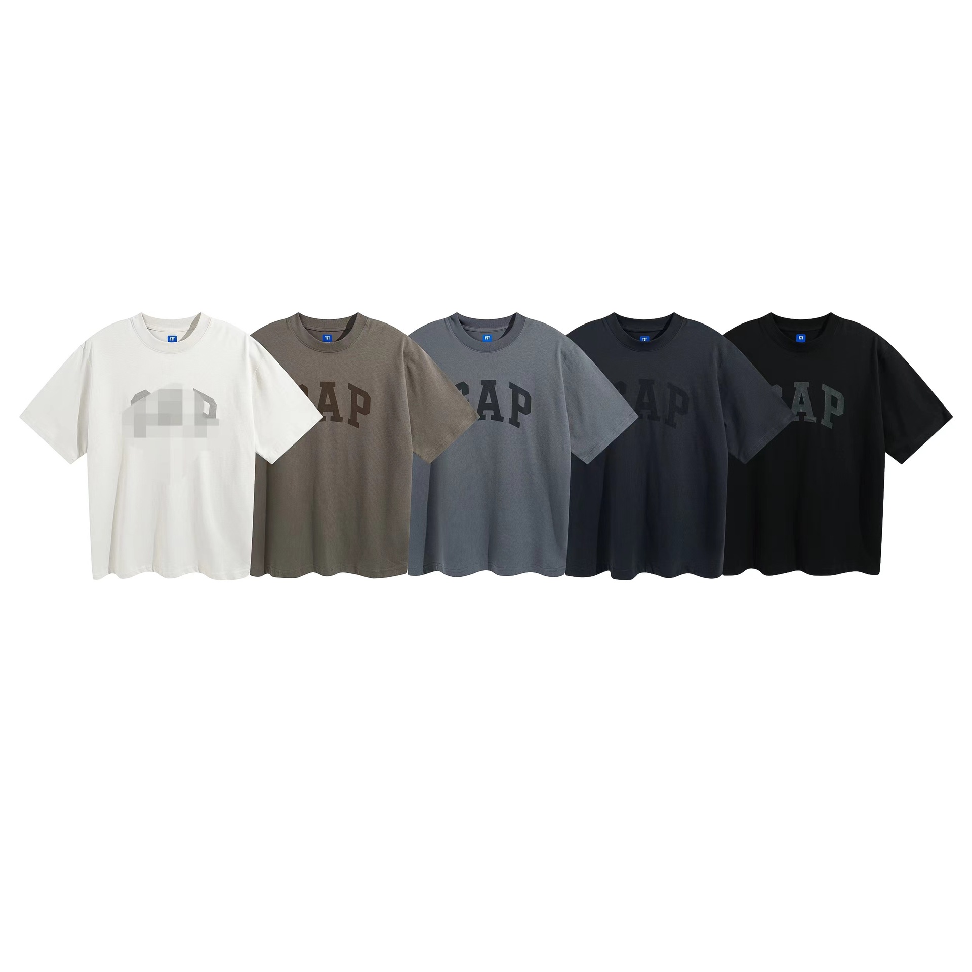 KANYE YEEZY 삼자 공동 브랜드 Peace Dove 아메리칸 하이 스트리트 레트로 헤비 루즈 남성용 반팔 티셔츠
