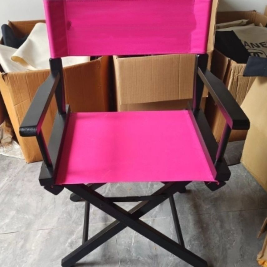 Silla de madera sólida silla de ocio silla de dormitorio silla de bar alto silla de fotos de red silla de empresa de exhibición de clavos taburete LOGO