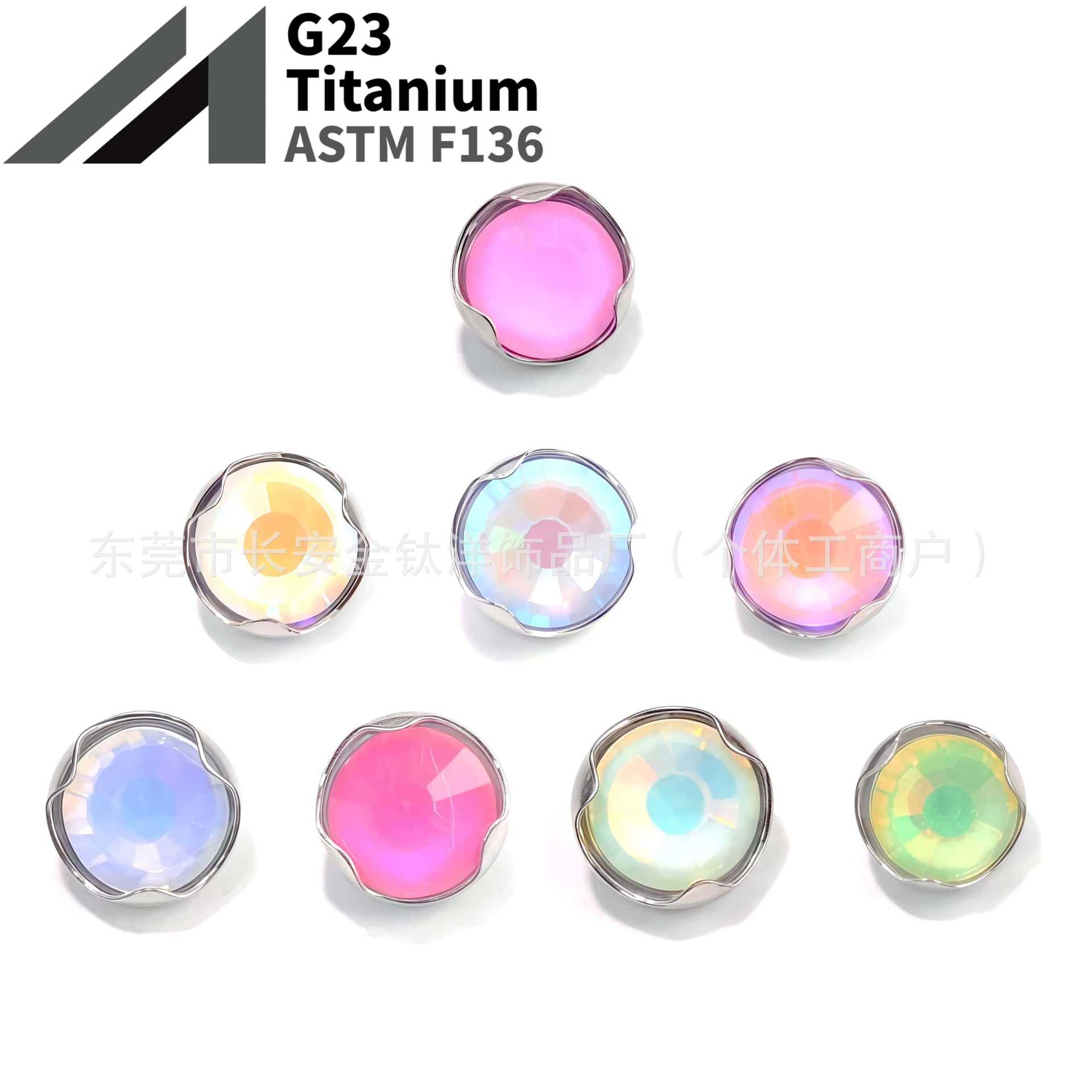 16G labret stud size and finish detail