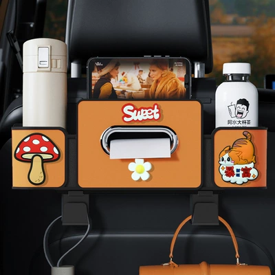 Cup Holder, Car cup holder/beverage holder - orange-sweet-series-4th-generation-seat-storage-box