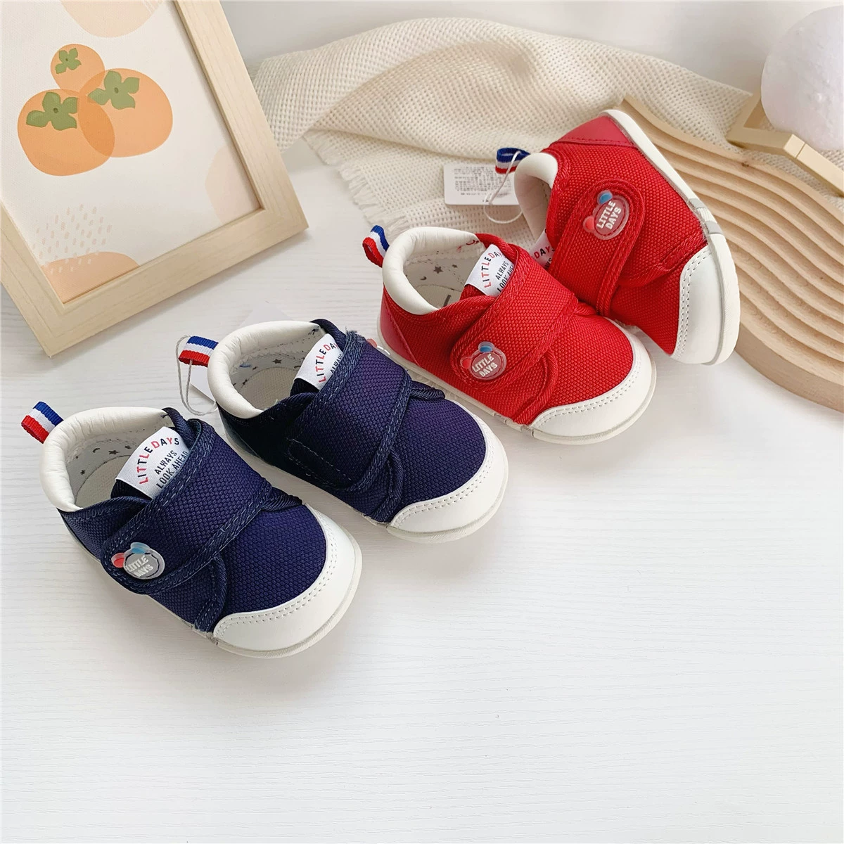 25spring день экспорта однотонного высокого класса сплошной цвет детская походная обувь мягкая подошва детская весенняя и осенняя обувь