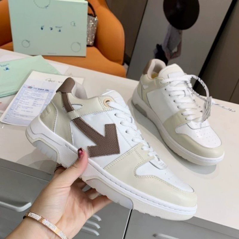 Putian Shoes Cross-border Supply Off-WHITE стрелка низко-снятые кроссовки мужские и женские офис