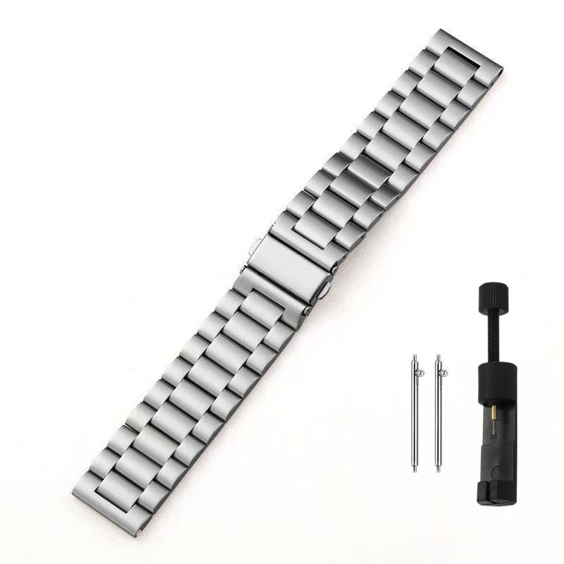 Three beads solid - silver [with solid watch remover]
