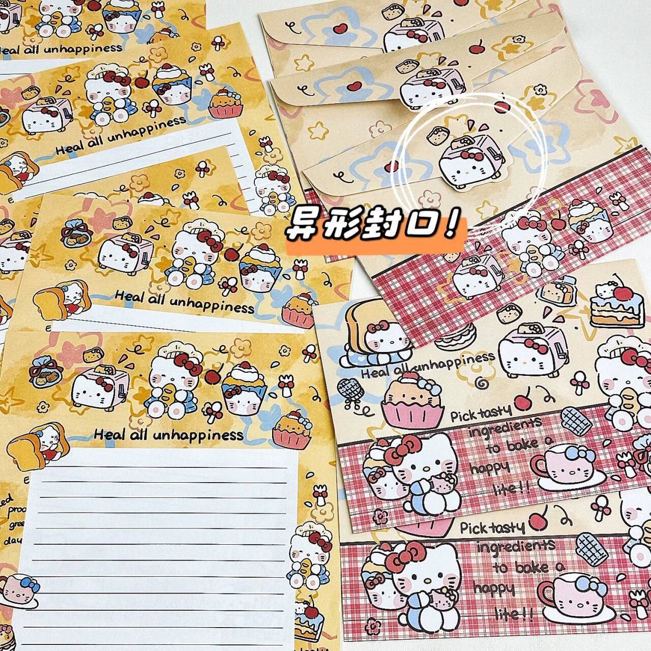 Hello kitty, cute commemorative high quality set, Birthday gift