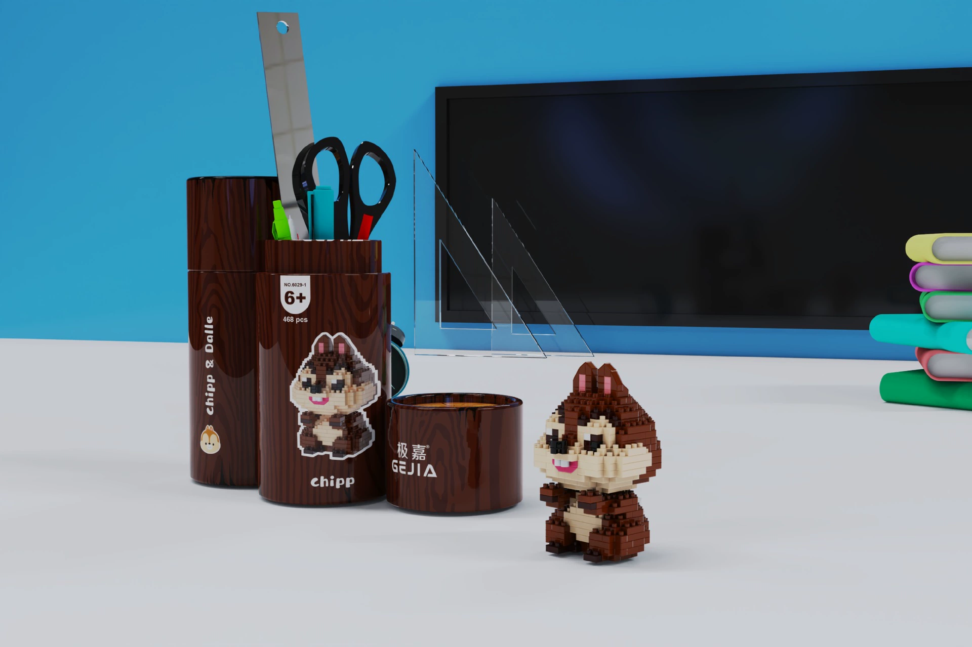 Игрушечный конструктор Micro-grained, творческая сборка, серии 6009–6039, мультяшная серия