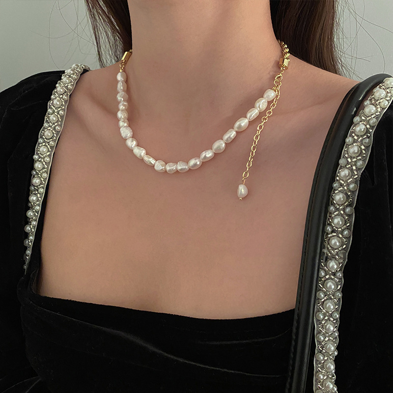 14g Weight Necklace Classification 1 Piece Quantity Original Design Color Block Shell Metal Wholesale Necklace
