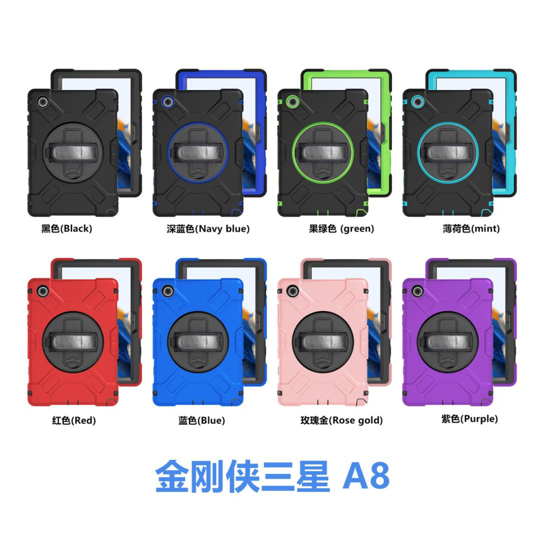 Aplicable a la funda protectora de la tableta de Apple Samsung con la caja protectora de la tableta del silicón air5 DE LA anti-caída de la ranura tres de la pluma con el soporte