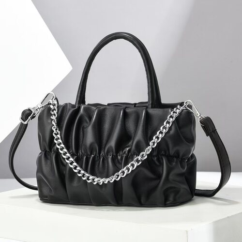 Chain bag handbag pleated cloud bag simple versatile shoulder bag top handle bag women's bag crossbody bag
