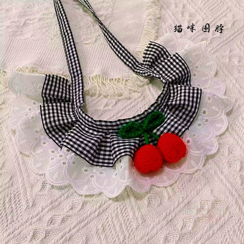Кошачий шейный воротник Кошачий ошейник собачий рот полотенце кошачий нагрудник маленький и крупный собачий шарф Тедди Бумага аксессуары для домашних животных