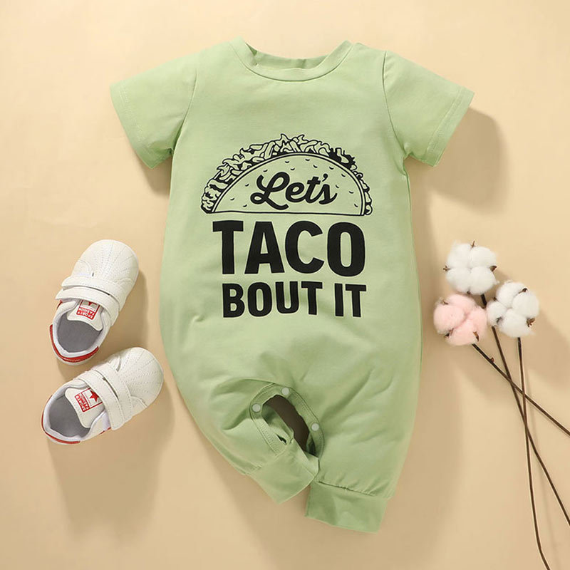 Wholesale Baby Letters Multicolor One-piece Romper Nihaojewelry display picture 4