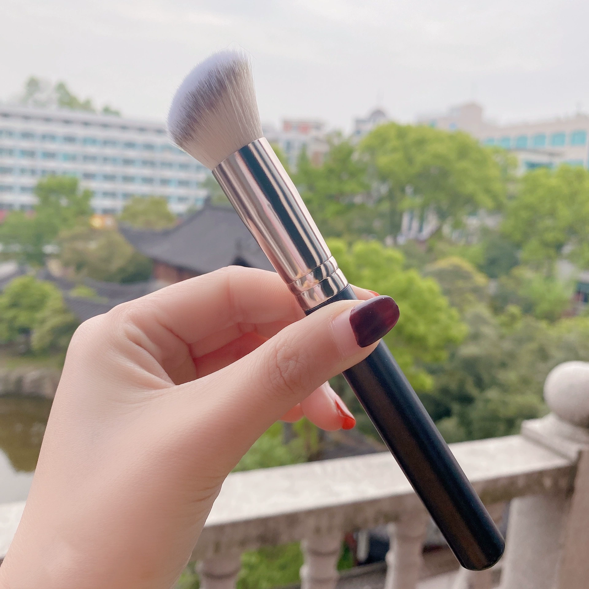 Кисть для Concealer — набор разных размеров (170, 270, маленький), ручка из пластика или дерева, с угловым/плоским срезом