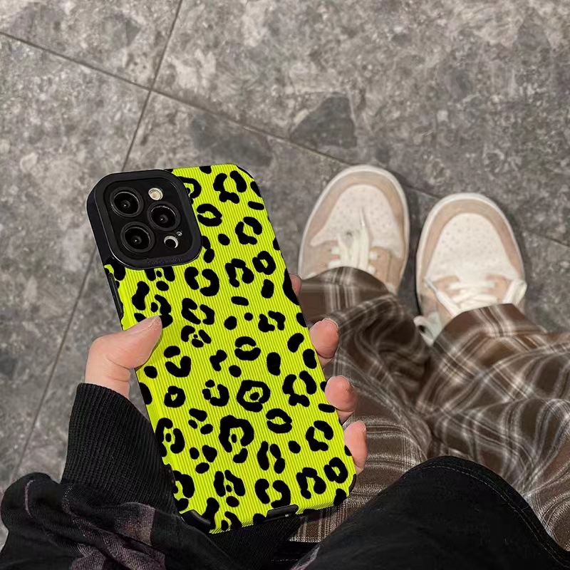 57g Weight iPhone Applicable Brands Leopard Pattern Casual, Streetwear Style Casual Streetwear Leopard   Phone Cases 3