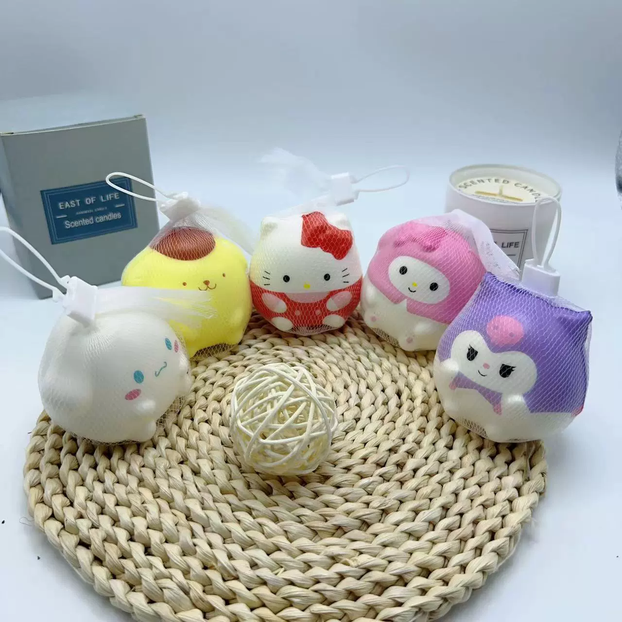 Sanrio, слайм, детская игрушка, кукла, ручка, антистресс