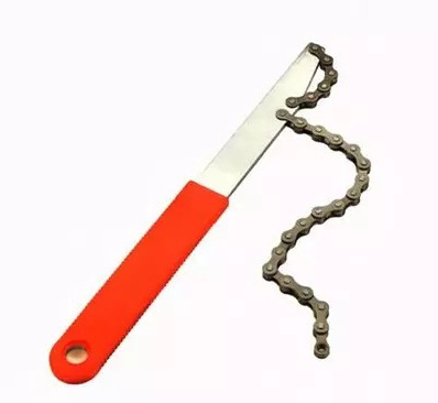 Mountain Bike Chain Wrench Flywheel Removal Tool Jamming Tool Removal Chain Tool Jamming Wrench