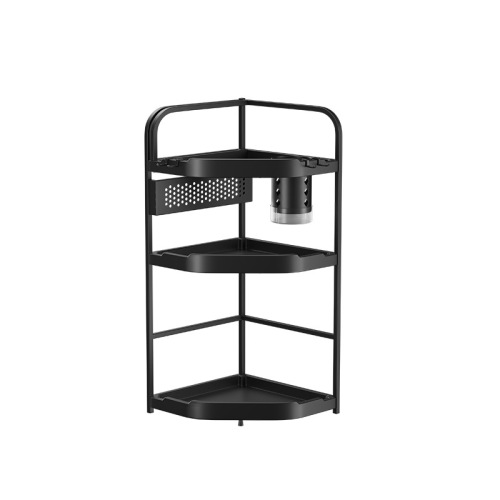 Corner Kitchen Shelf without Drilling Stainless Steel Spice Rack, Triangular Storage Shelf, Wall-Mounted Knife Rack, Amazon