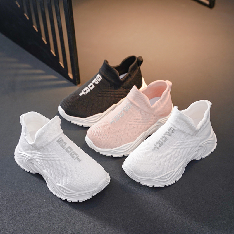 Girls' shoes Spring and Autumn new medium and large children's mesh shoes breathable mesh girls sneaker children's casual running shoes