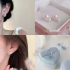 1# Ocean Blue Ball Earrings [Pair]
