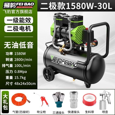 Hava kompressorları – pump, practical air compressor - dual-cylinder-1580w-dual-tube-air-supply-30l-paint-sprayer