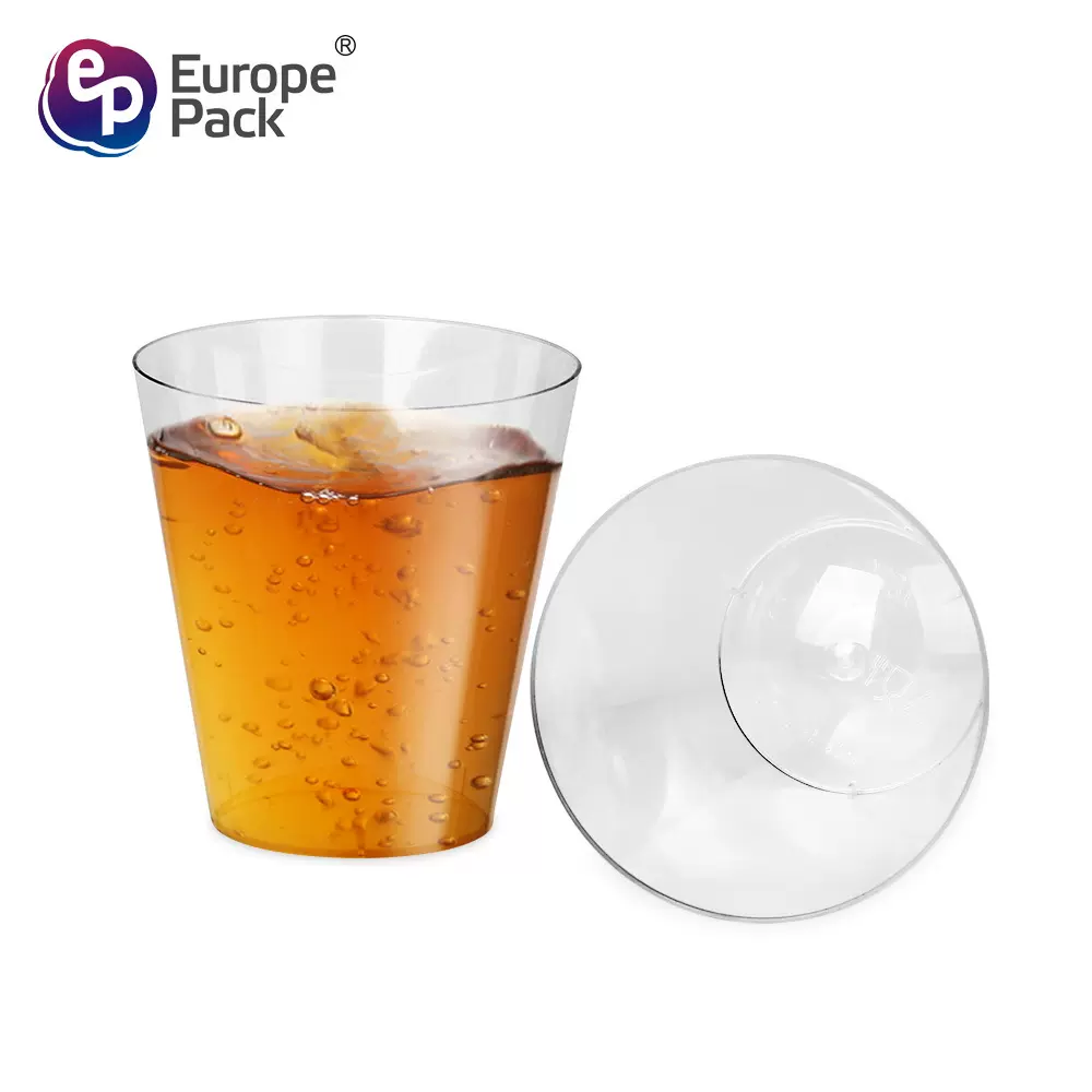 酒杯白酒杯家用套装创意圆杯小号酒盅2两小酒杯烈酒塑料杯酒具