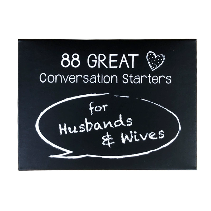 88Great Conversation Starters for Husbands Wives Love Game Board