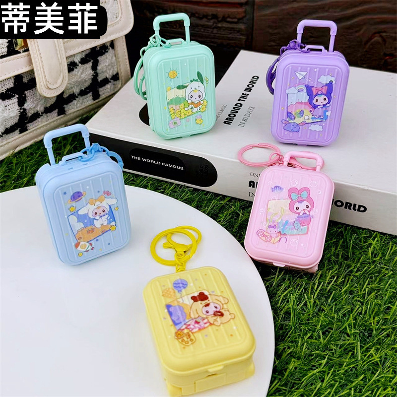 Creative Luggage Pocket Mini Tetris Game Machine Keychain Exquisite Gift Hanging Toy Wholesale