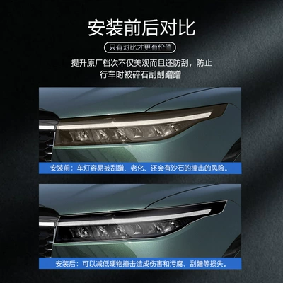 film TPU tail light film scratch-resistant – Car headlight protective film