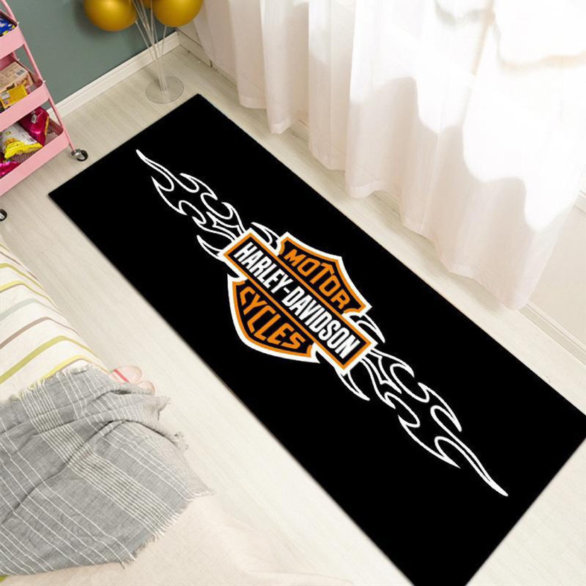 Cross-border Amazon bestseller TEMU motorcycle enthusiast motorcycle display mat, dirt-resistant and easy to clean, living room floor mat
