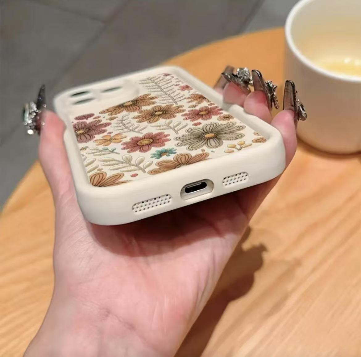 Pantalla completa flores y plantas Aplicación transfronteriza iPhone 15promax funda para teléfono móvil Apple 15/14pro Japón y Corea del Sur 13/12/11