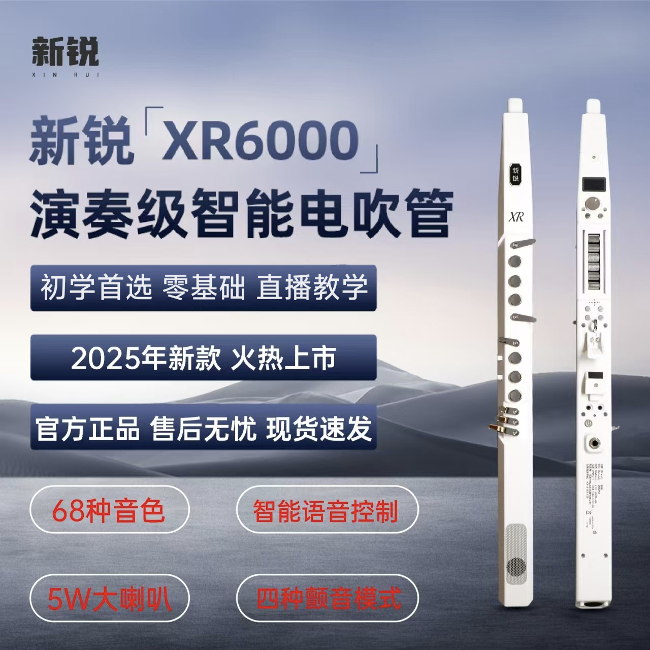 厂家直营新锐XR6000电吹管乐器厂家直营新款乐器电子吹笛萨克斯卡