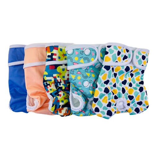 Cross-border female dog menstrual pants waterproof pet diapers dog anti-harassment sanitary pants courtesy belt manufacturer wholesale