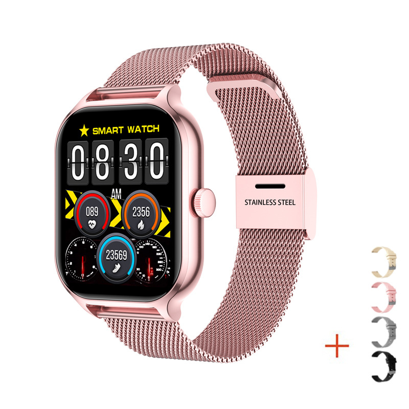 Reloj inteligente Z49 GTS4 con pantalla grande de 2,01", pulsera Bluetooth deportiva con monitor de frecuencia cardíaca