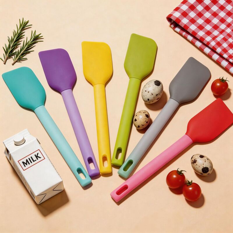 Cross-Border Baking Silicone Spatula for Home Use, Detachable Cream Cake Butter Spreader, Food-Grade Silicone, Source Customization